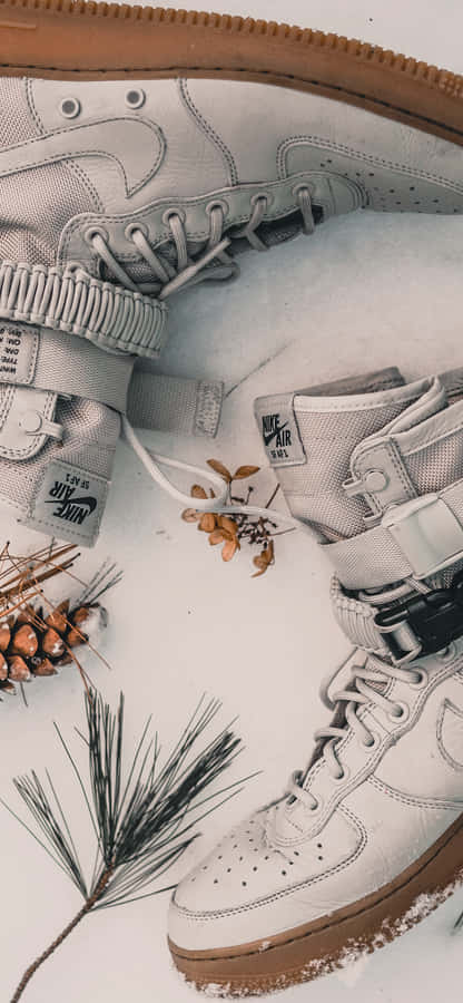 High Cut Nike Af1 Aesthetic Wallpaper