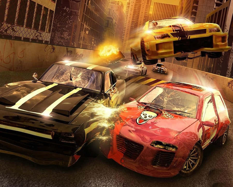 High-octane Street Racing Thrills Wallpaper