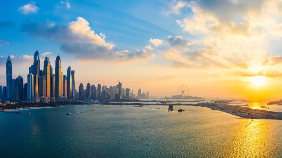 High-rise Buildings Wide Shot New York 4k Wallpaper