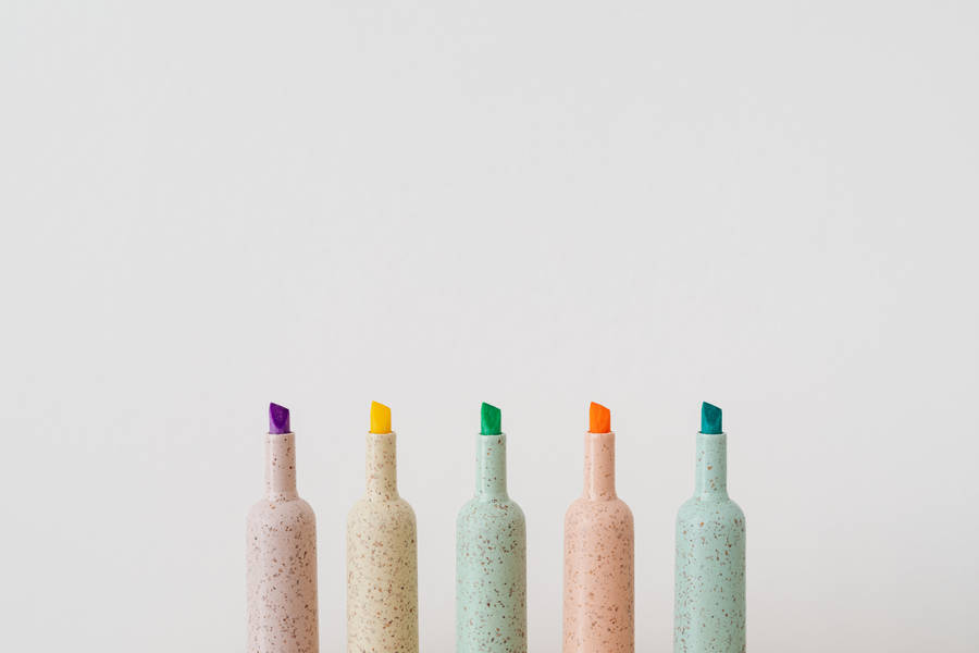 Highlighters Assisting In Efficient Study Wallpaper