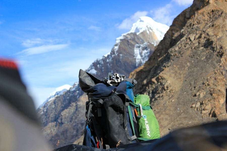 Hiking In The Mountains Of Kyrgyzstan Wallpaper