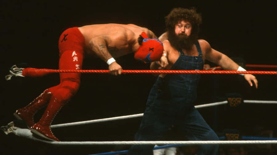 Hillbilly Jim Wrestling Match Wallpaper