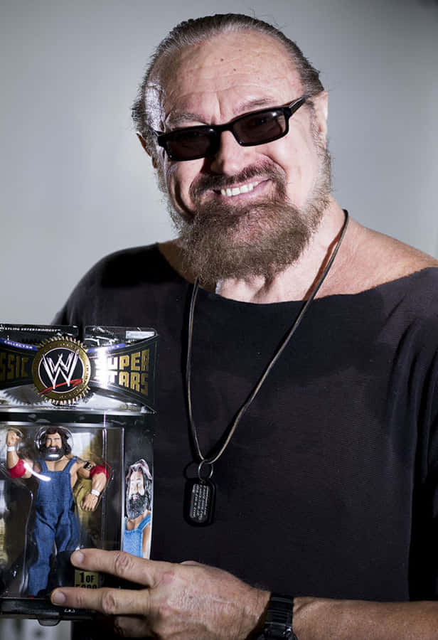 Hillbilly Jimwith Action Figure Wallpaper