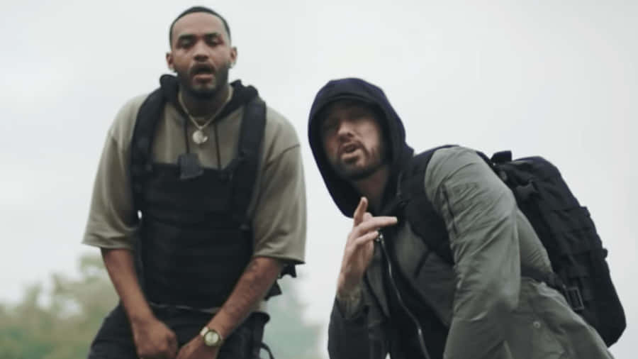 Hip-hop Artist Joyner Lucas Performs On Stage. Wallpaper