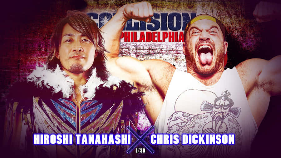 Hiroshi Tanahashi And Chris Dickinson Poster Wallpaper