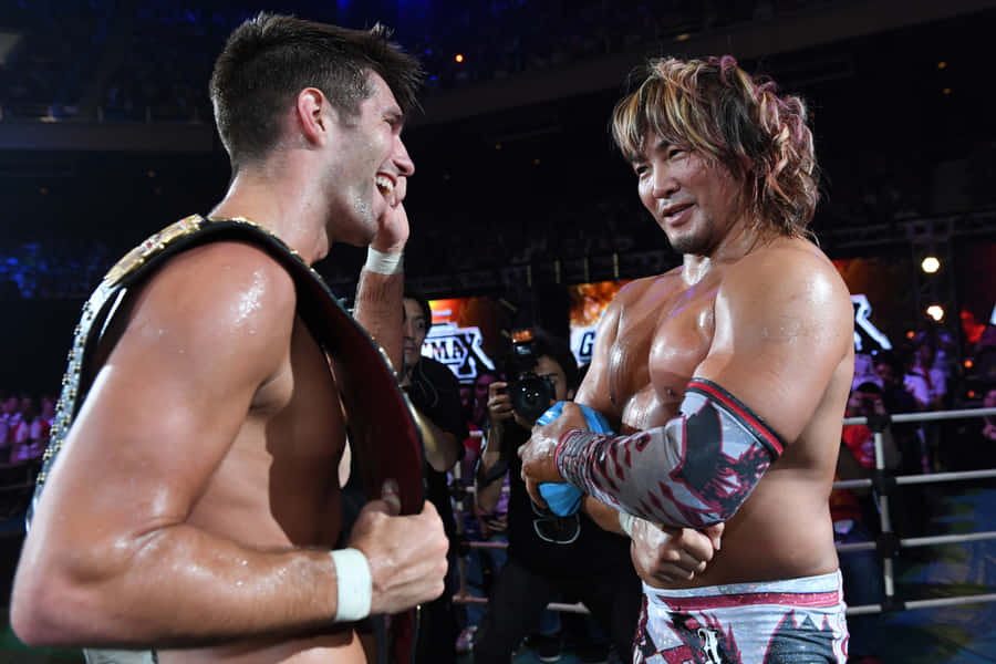 Hiroshi Tanahashi And Zack Sabre Jr Wallpaper