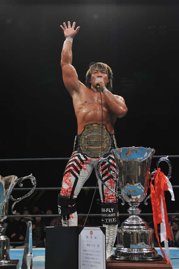 Hiroshi Tanahashi Iwgp Heavyweight Champion Wallpaper