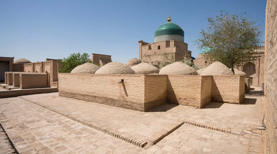 Historic Stone Domes Of Khiva Wallpaper