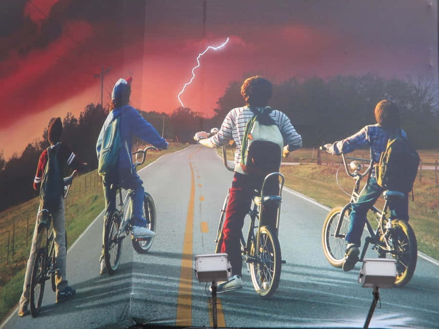 Hit The Road To Adventure On The Iconic Strangers Things Bike Wallpaper