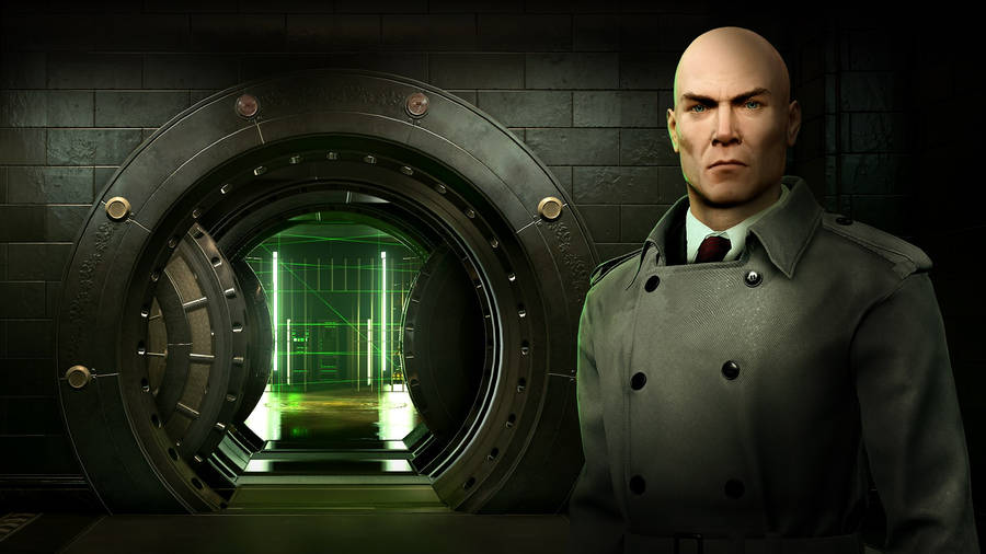 Hitman 2 Green Bank Vault Agent 47 Wallpaper