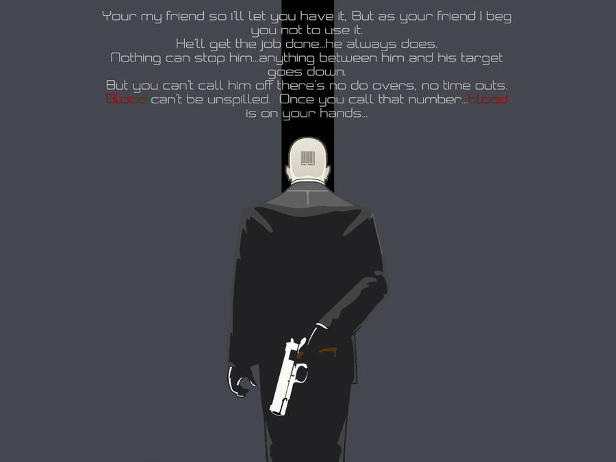 Hitman 2 With Gun Wallpaper