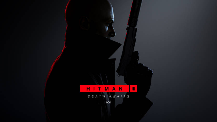 Hitman Full 4k Agent 47 Silhouetted Wallpaper