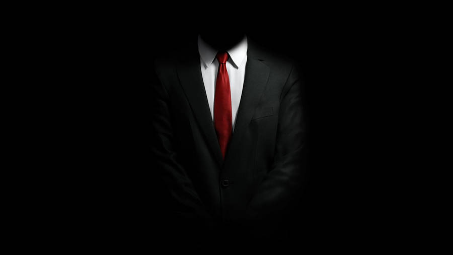 Hitman Hd Iconic Suit And Tie Wallpaper