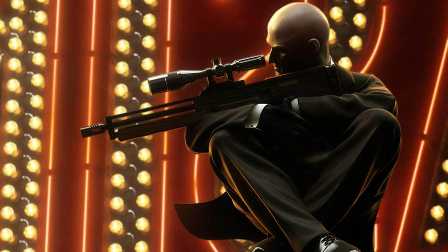 Hitman Hd Relaxed Sniping Wallpaper