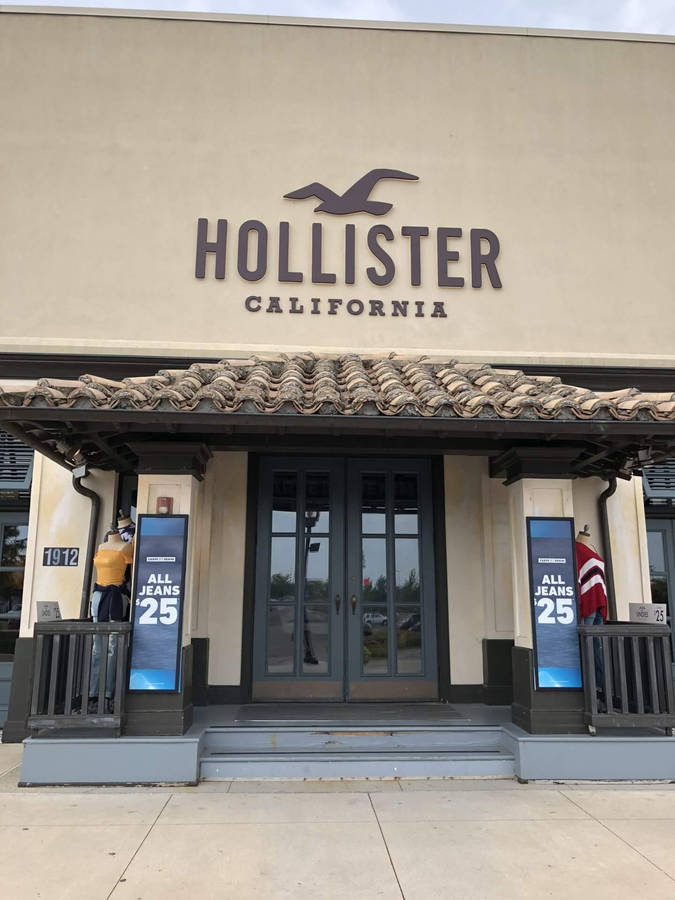 Hollister Store Front Logo Wallpaper