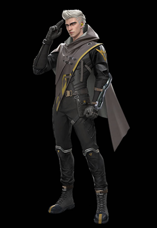 Homer As Free Fire Character Wallpaper