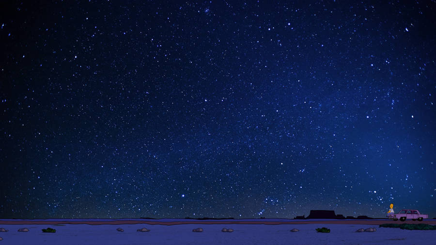 Homer Simpson Sad Aesthetic Wallpaper