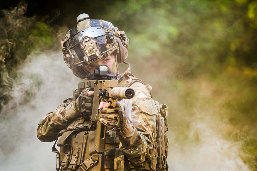 Honoring The United States Military Wallpaper