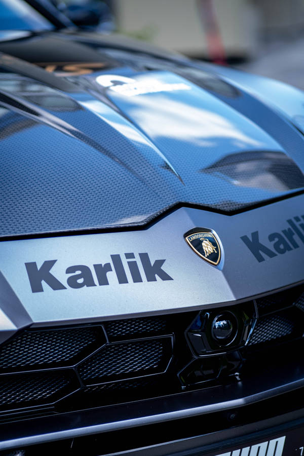 Hood Lamborghini Galaxy Wallpaper