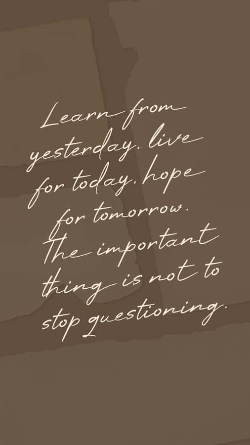 Hope Quote In Brown Background Wallpaper