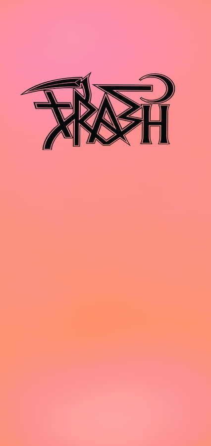 Hot Pink Trash Gang Logo Wallpaper