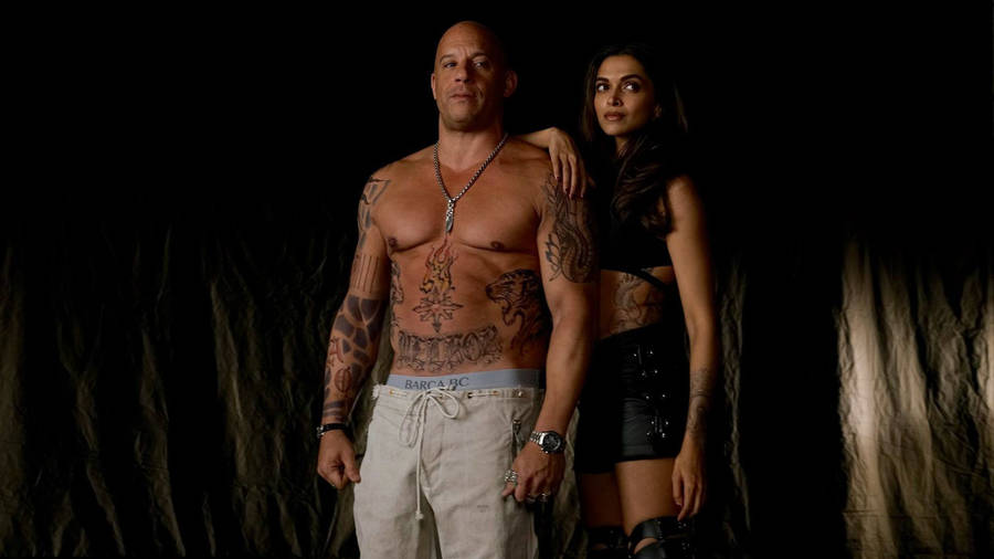 Hot Vin Diesel And Deepika Padukone Wallpaper