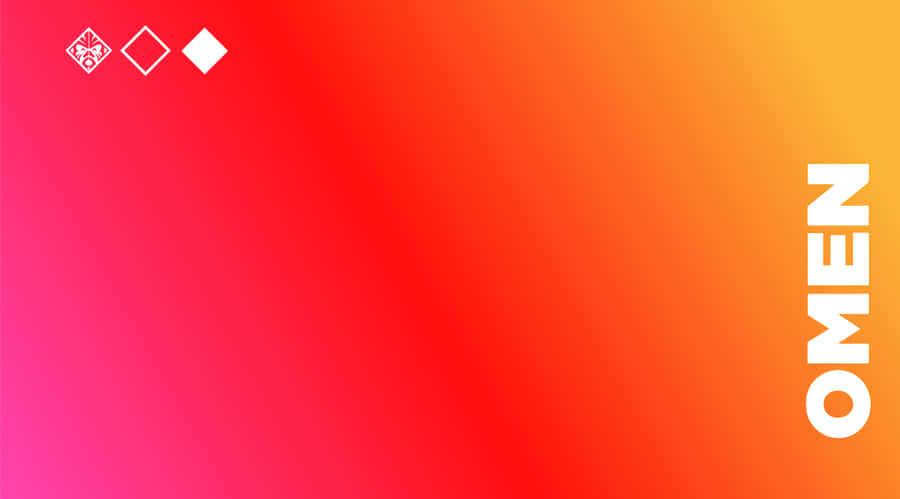 Hp Omen Orange Gradient Wallpaper