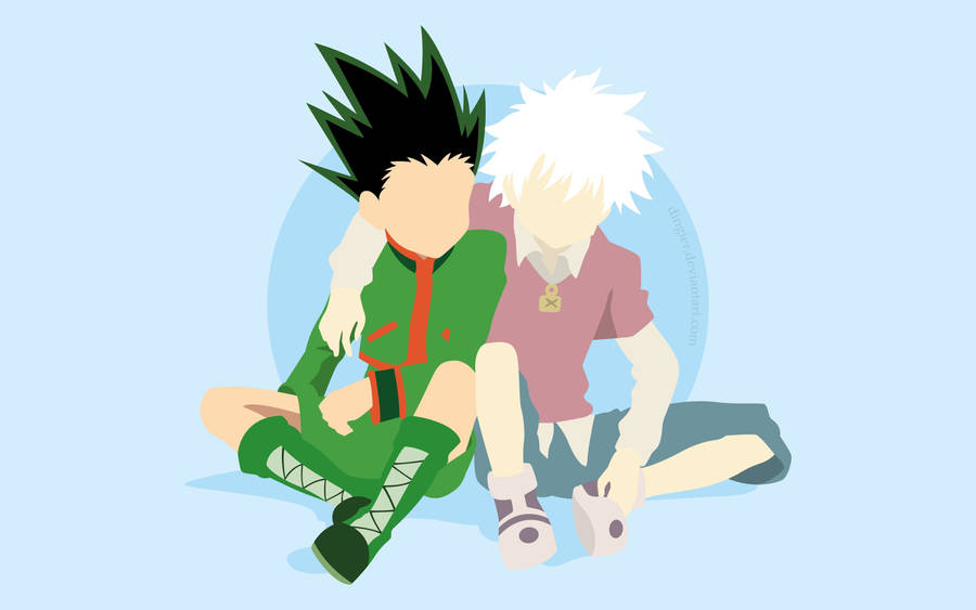 Hunter X Hunter 4k Gon And Killua Vector Wallpaper