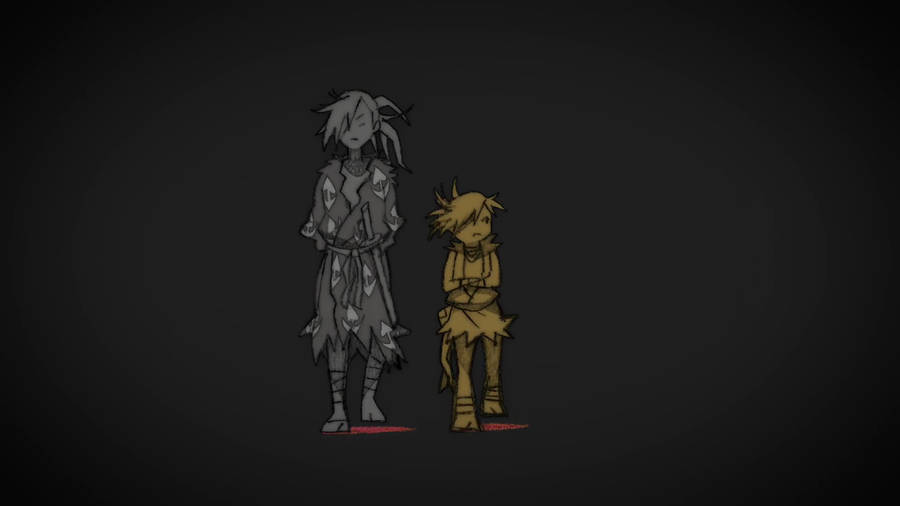 Hyakkimaru And Dororo Fight Together To Protect Humanity Wallpaper