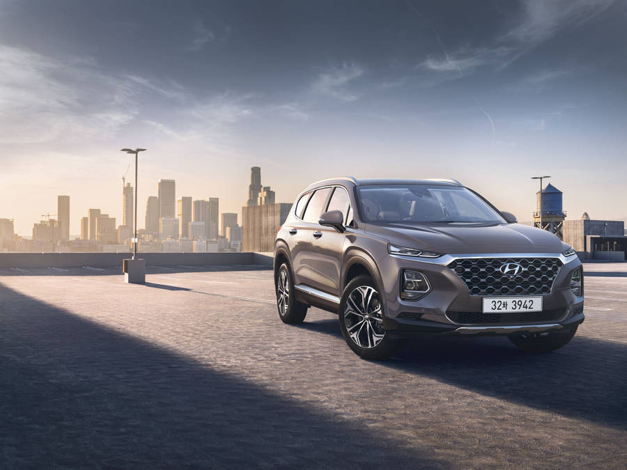 Hyundai Santa Fe Aesthetic Sky Wallpaper