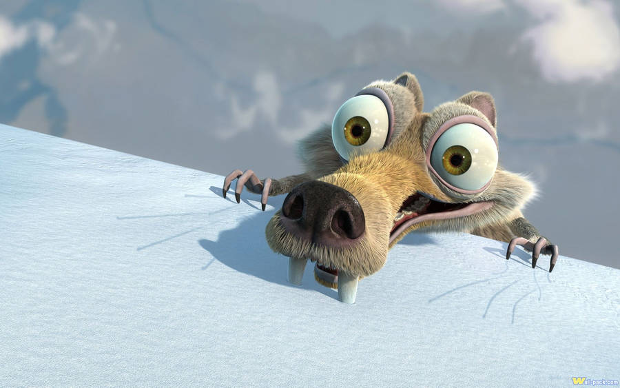 Ice Age Scrat Funny Cartoon Wallpaper