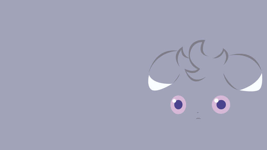 Iconic Eyes And Face Of Espurr Wallpaper