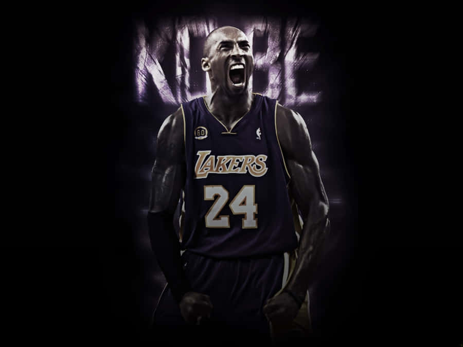 Iconic Numbers - Kobe Bryant's 24 Logo Wallpaper