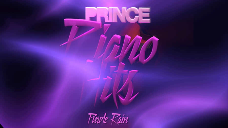 Iconic Purple Stave Of The Late Pop Icon, Prince Symbol Wallpaper