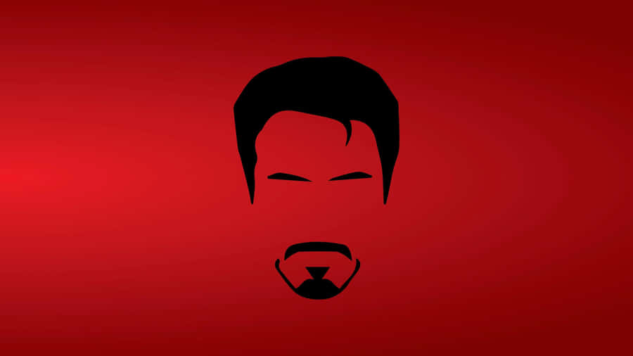 Iconic Tony Stark Silhouette Wallpaper