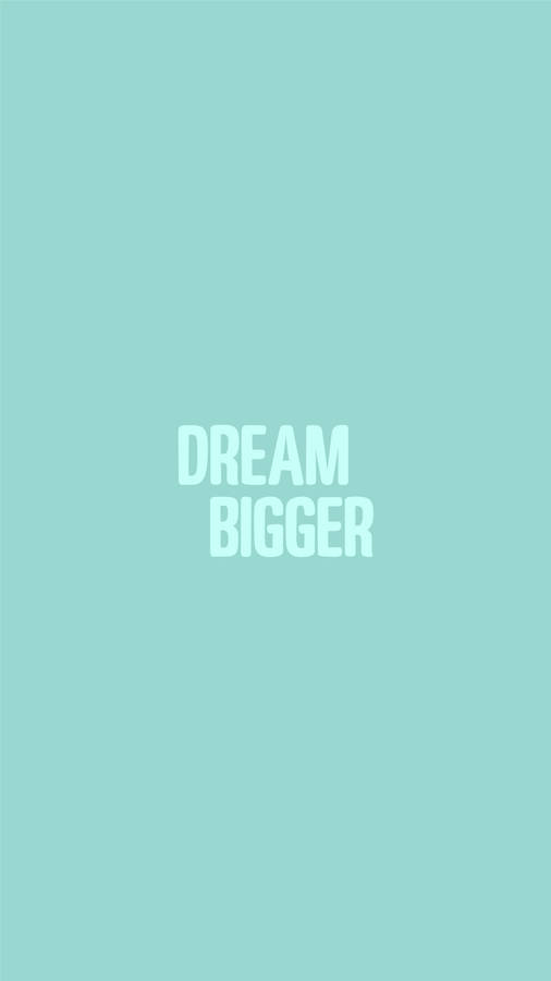 Ignite Your Inner Spark With 'big Dreams' - A Minimalist Motivational Design Wallpaper