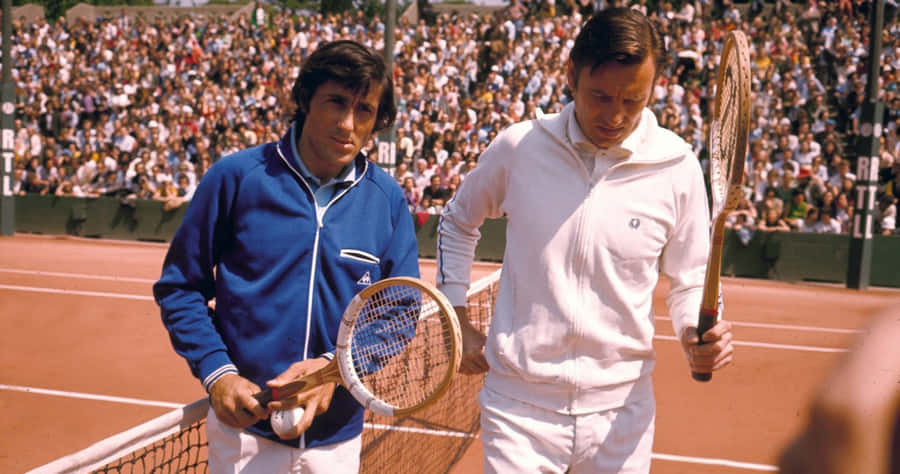 Ilie Năstase Jimmy Connors Men's Doubles Wallpaper