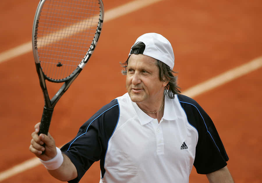 Ilie Năstase On Clay Court Wallpaper