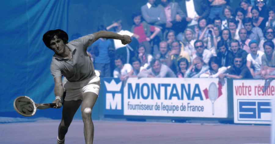 Ilie Năstase - Romanian Tennis Champion Wallpaper