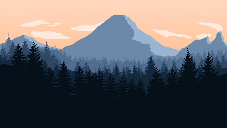 Image Enjoy Breathtaking Views At Firewatch's Gray Mountain Wallpaper