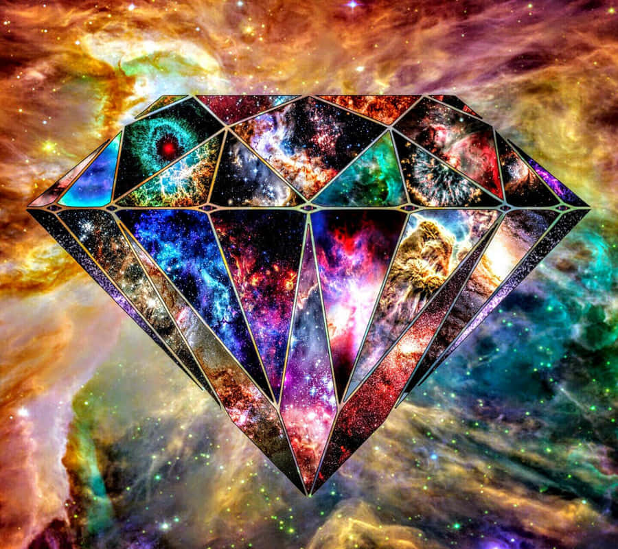 Image Glistening Galaxy Diamond Wallpaper