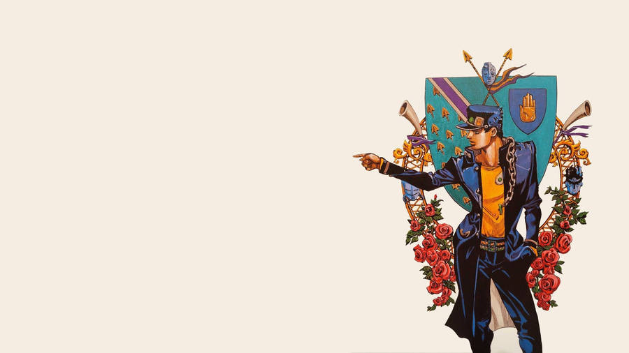 Image Jotaro Kujo From Jojo's Bizarre Adventure Wallpaper