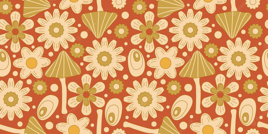 Image Make Your Work A Work Of Art With This Unique Hippie Aesthetic Laptop Wallpaper