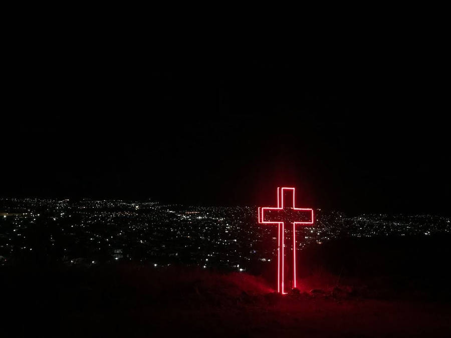 Image Shows Aesthetic Christian Vibe Wallpaper