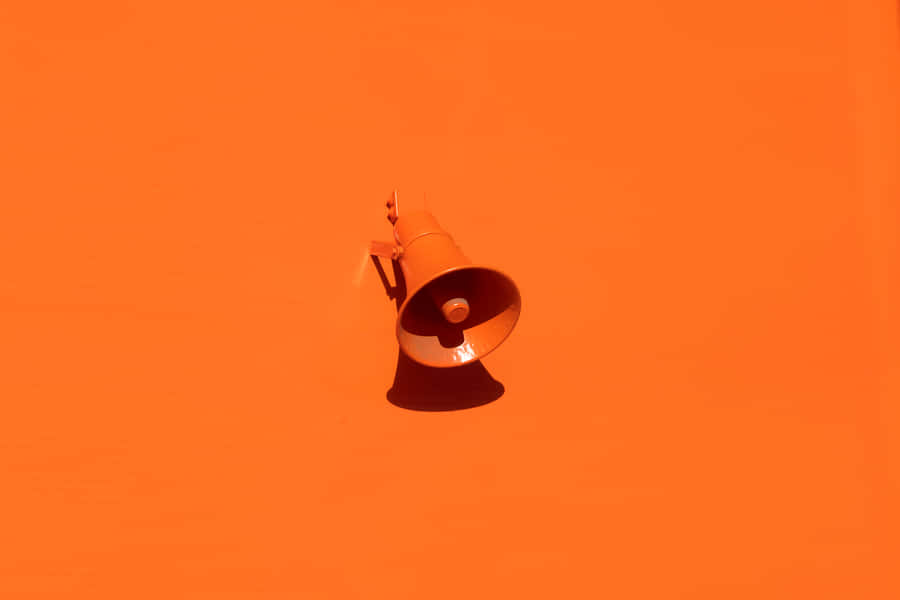 Image Vibrant Orange Desktop Wallpaper