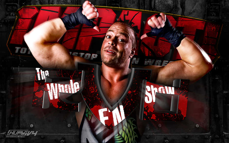 Impact Wrestling Rob Van Dam Graphic Art Poster Wallpaper