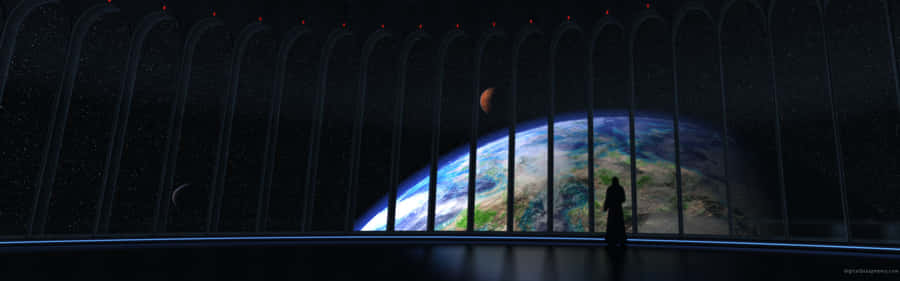 Improve Your Work Efficiency With Dual Screen Wallpaper