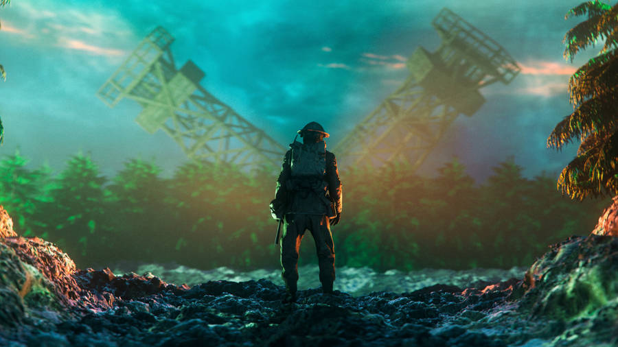 In Prey, Immerse Yourself In A Mysterious World Of Dark Green Forests. Wallpaper