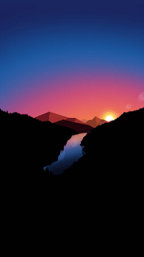 Incredible Sunrise Android Phone Wallpaper