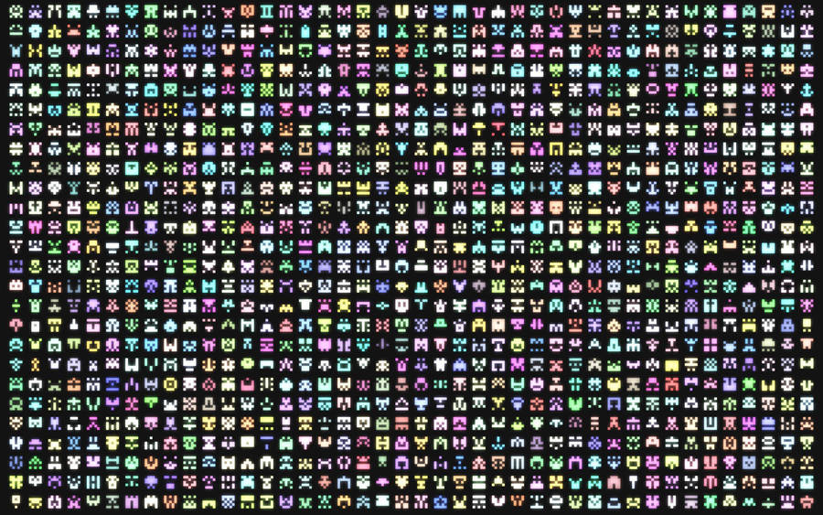 Indie Aesthetic Laptop Vintage Game Icons Wallpaper